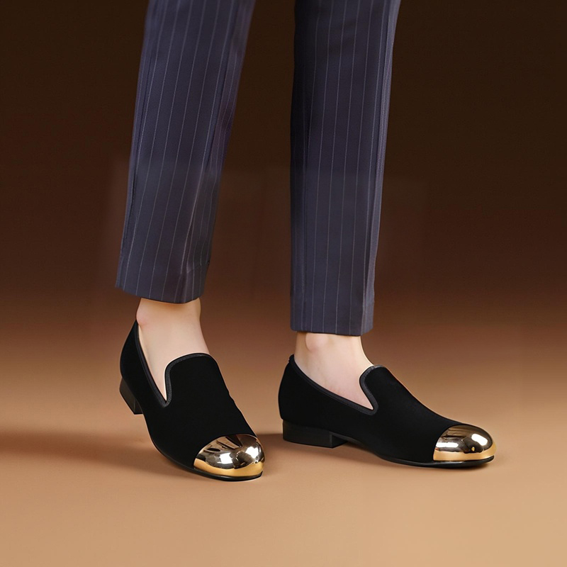 Men'S Formal Wear Slippers - Piergitar modèle classique chaussures pantoufles à