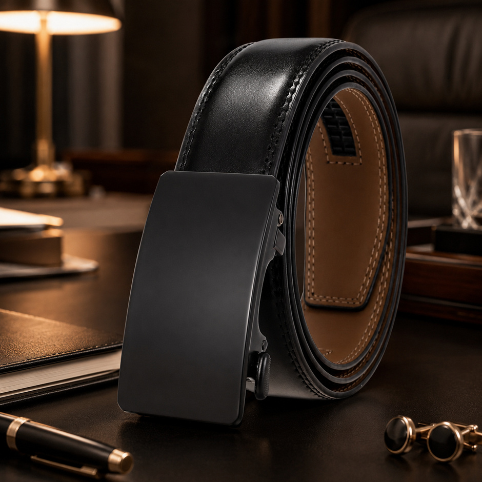 Men'S Formal Wear Belt - Plyesxale – ceinture en cuir véritable