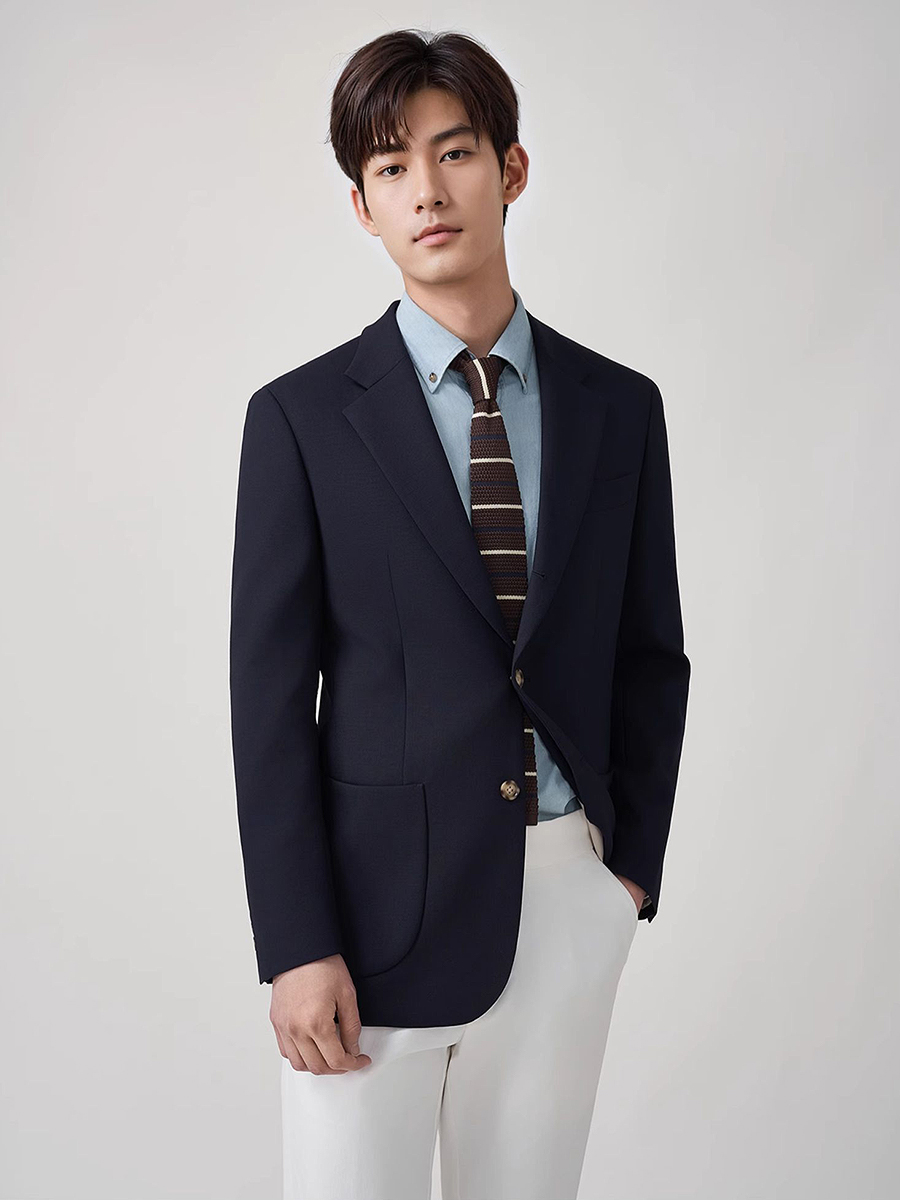 Men'S Formal Wear For Graduation - Blazer 50% laine pour hommes pour