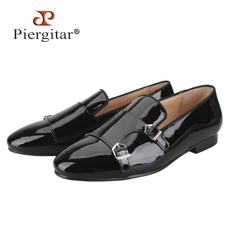 Men'S Formal Party Wear Shoes - Piergitar nouvelle couleur noire en cuir