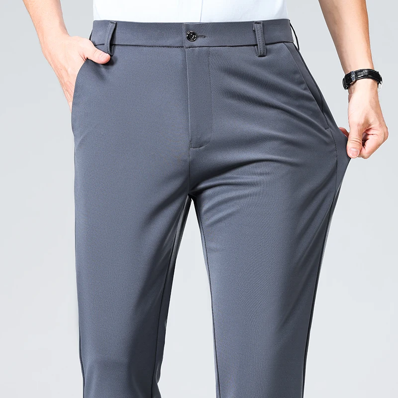 Men Formal Wear Outfits - Printemps été pantalon mince hommes robe