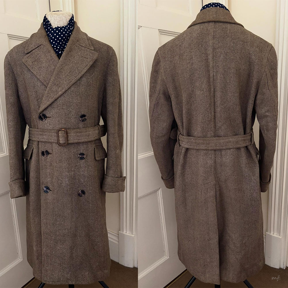 Men'S Formal Wear Belt - Manteaux longs en mélange de laine