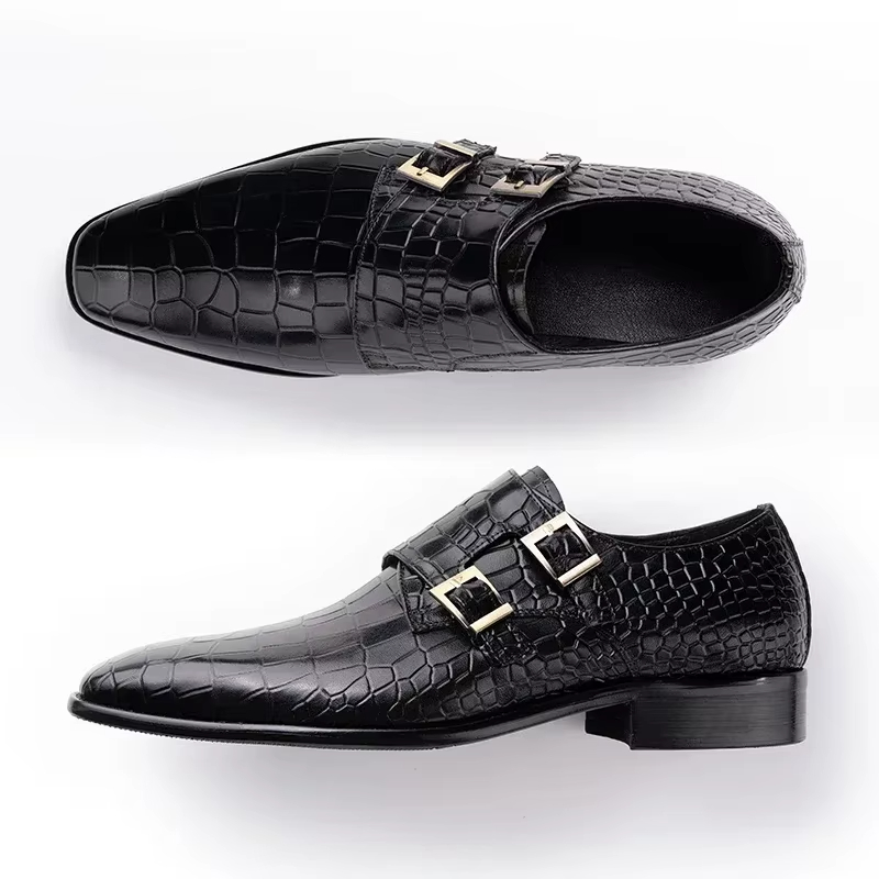 Men'S Formal Party Wear Shoes - Mocassins habillés en cuir véritable pour