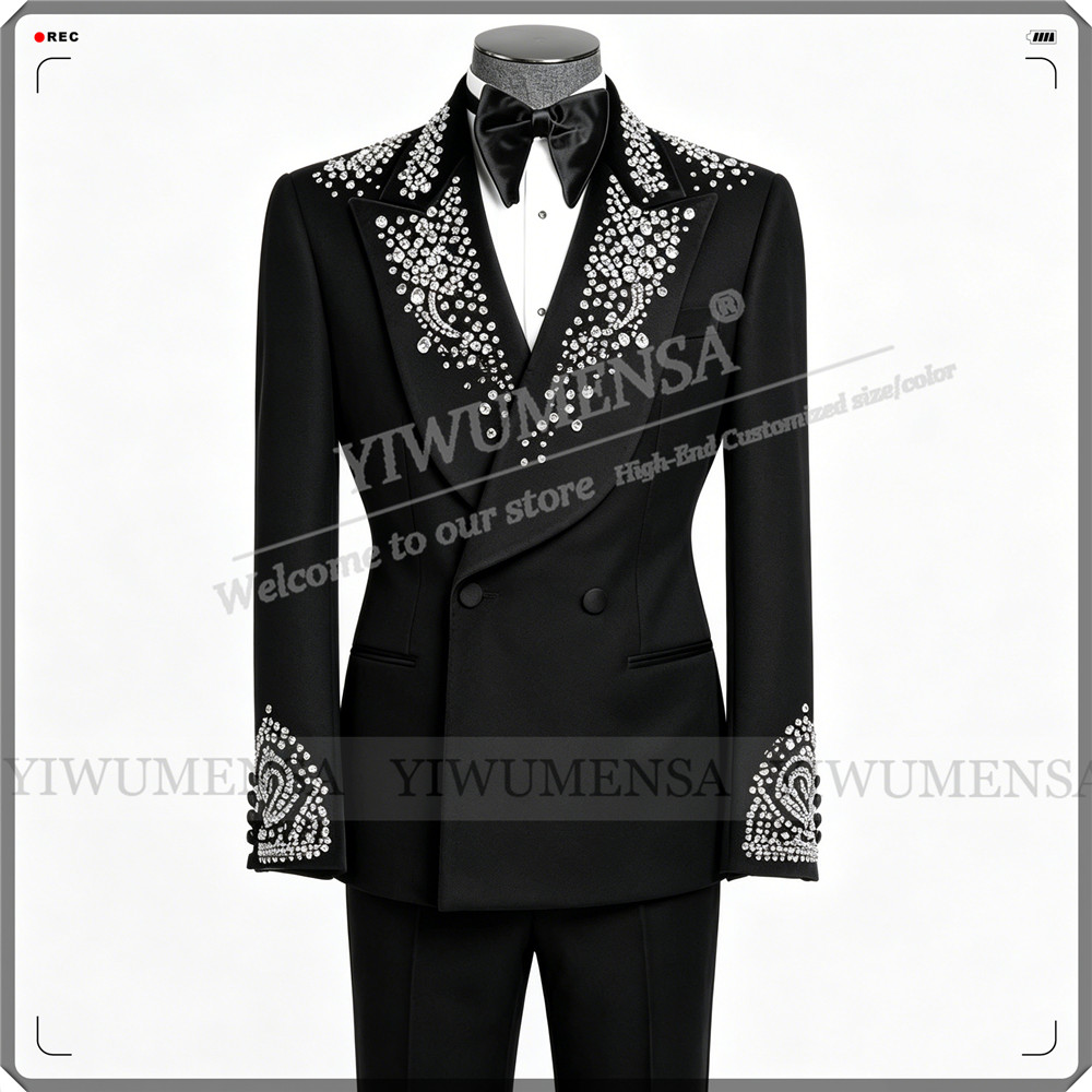 Men'S Formal Wear Attire - Costume de mariage de luxe pour