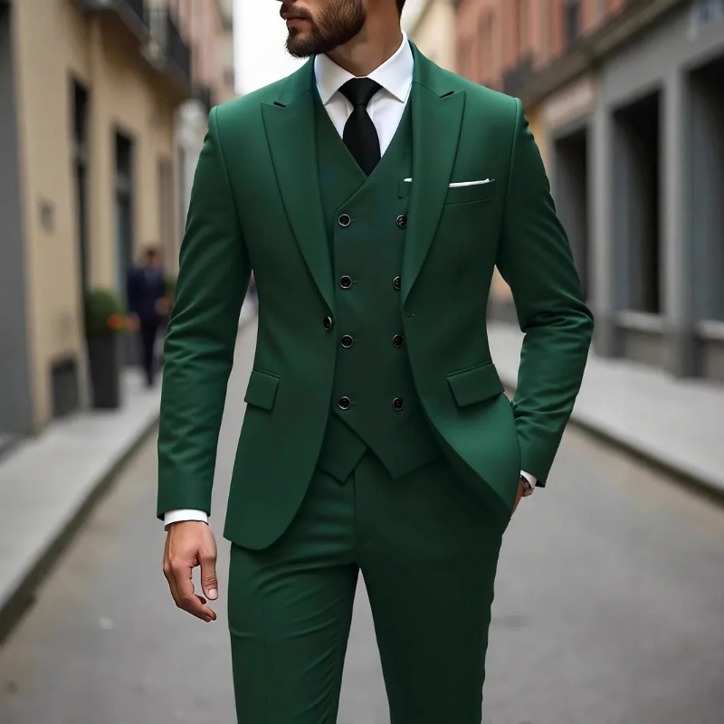 Men'S Used Formal Wear - Costume homme fin et simple, couleur