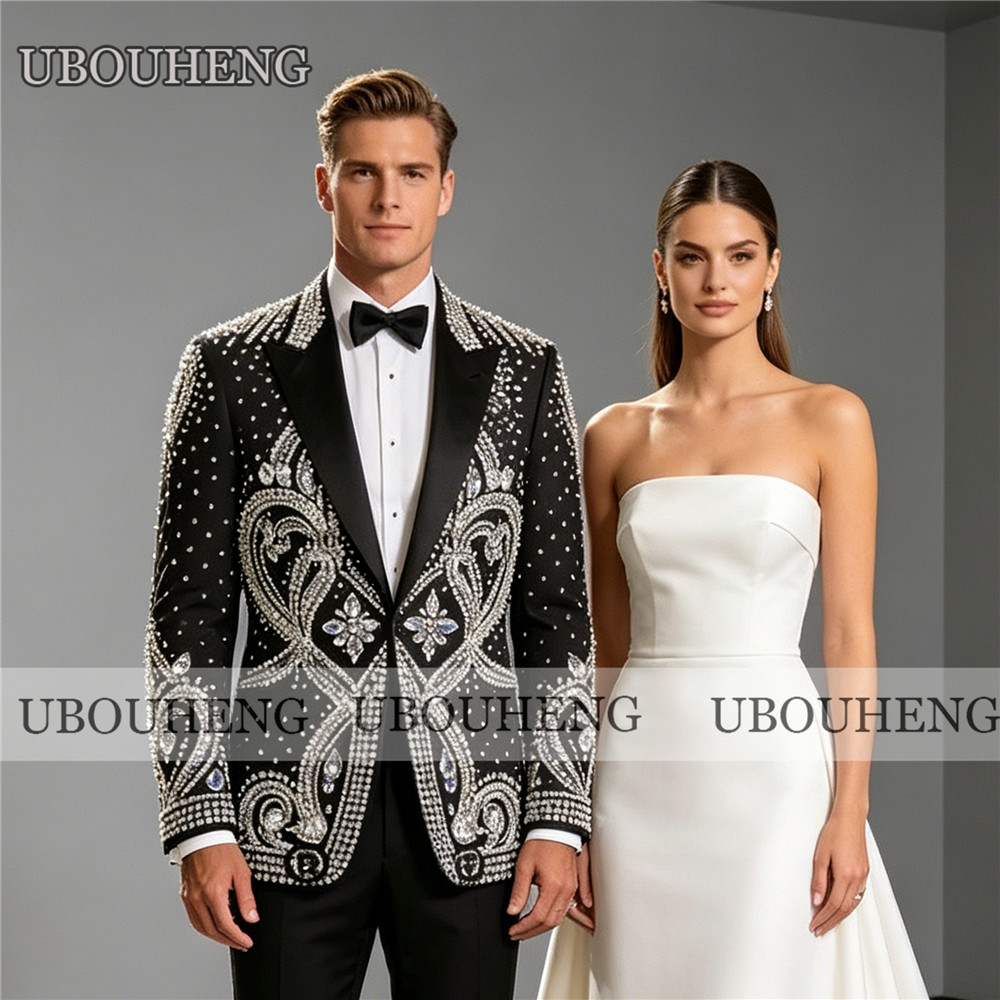Men'S Formal Wear Attire - Costume de mariage exquis pour homme,
