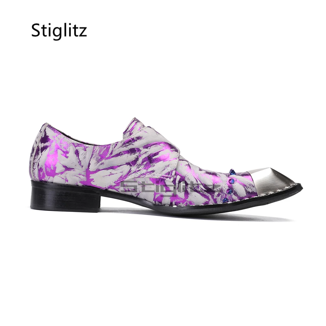 Men'S Formal Party Wear Shoes - Chaussures en cuir véritable pour hommes,