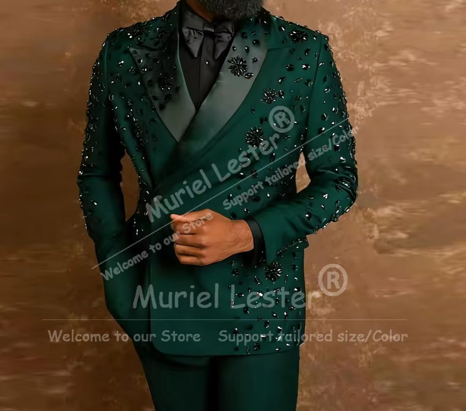 Men'S Formal Wear Attire - Costume exclusif pour homme orné de