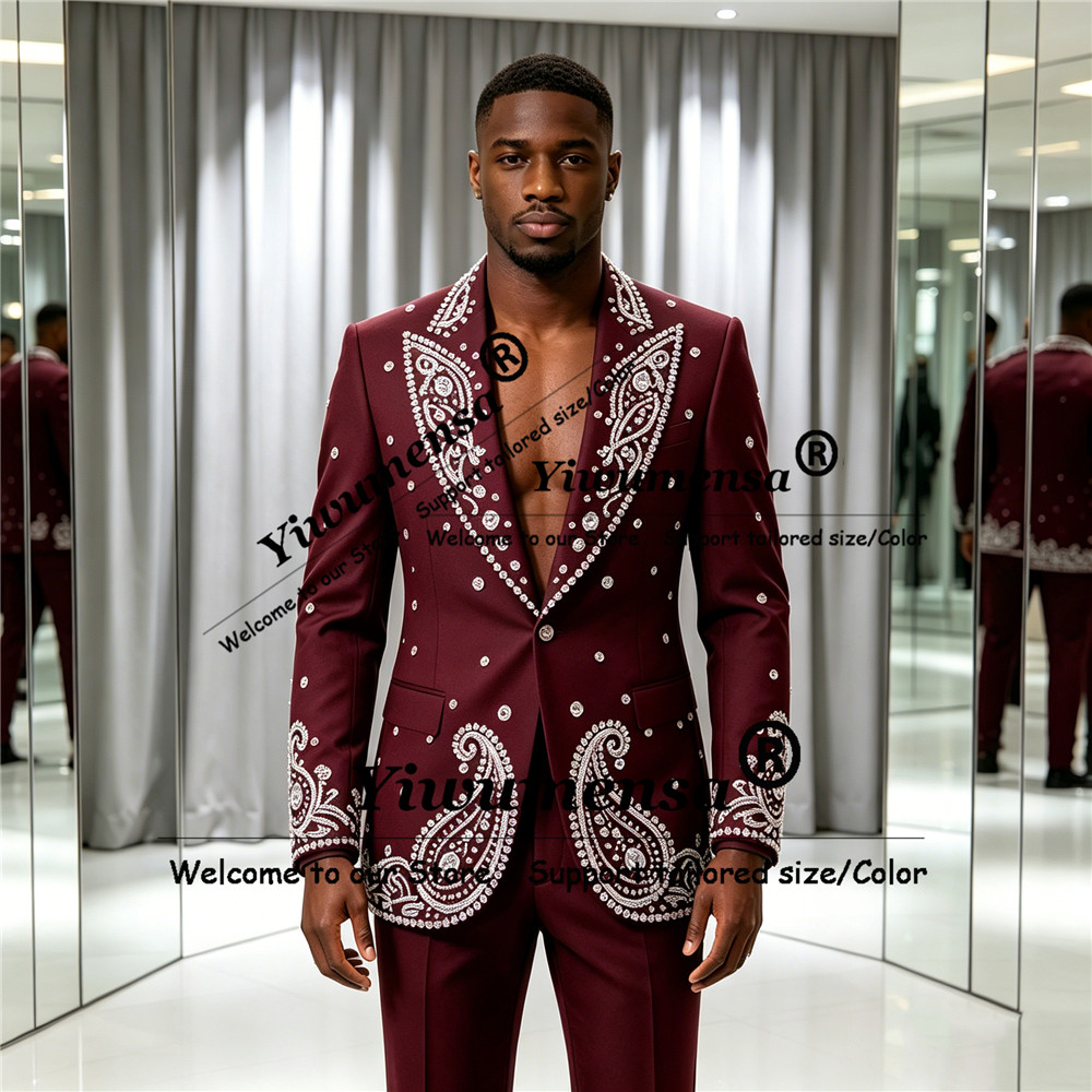 Costume de Mariage Scintillant - Men'S Formal Wear Attire avis et prix