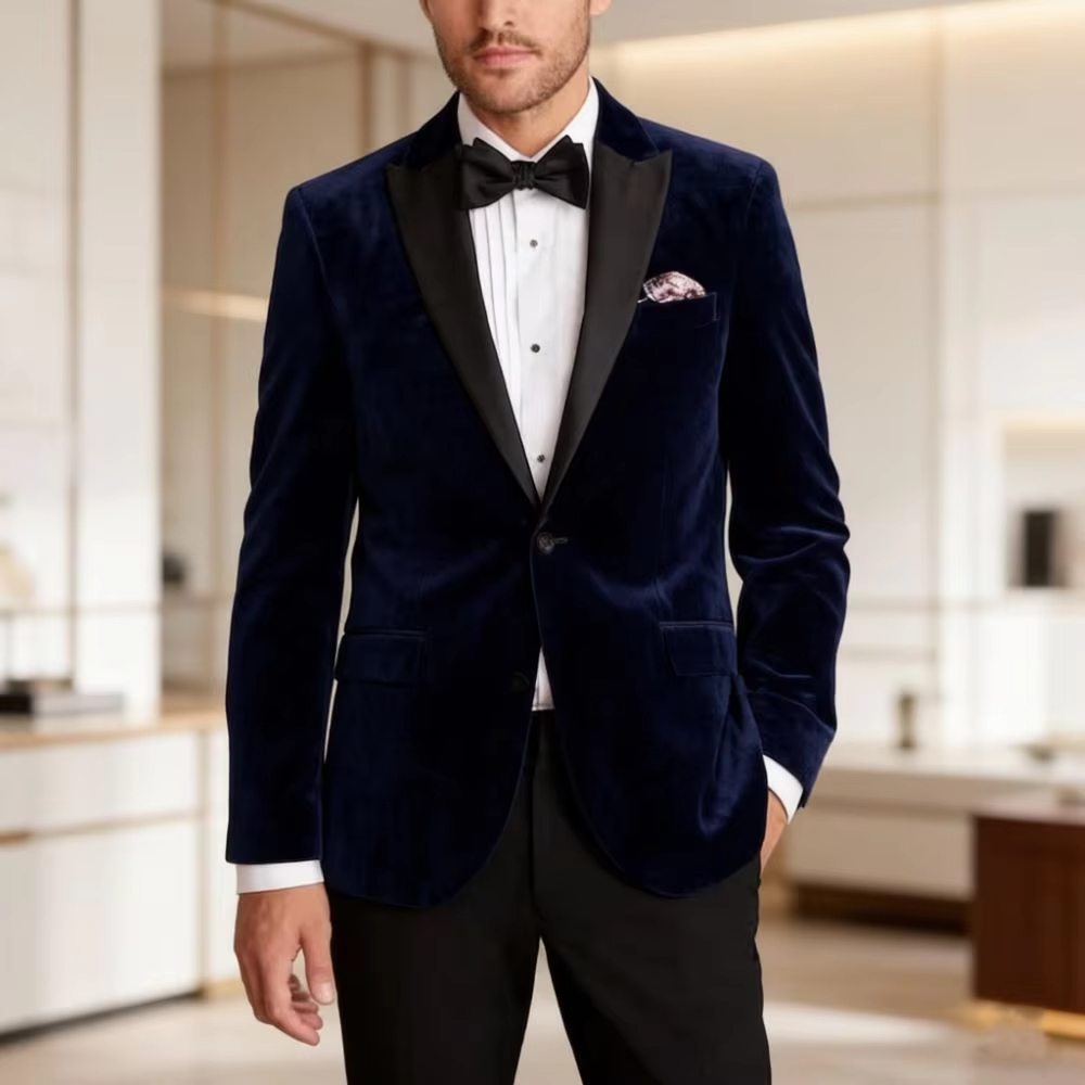 Costume de cérémonie en velour - Formal Men Party Wear Jacket avis et prix