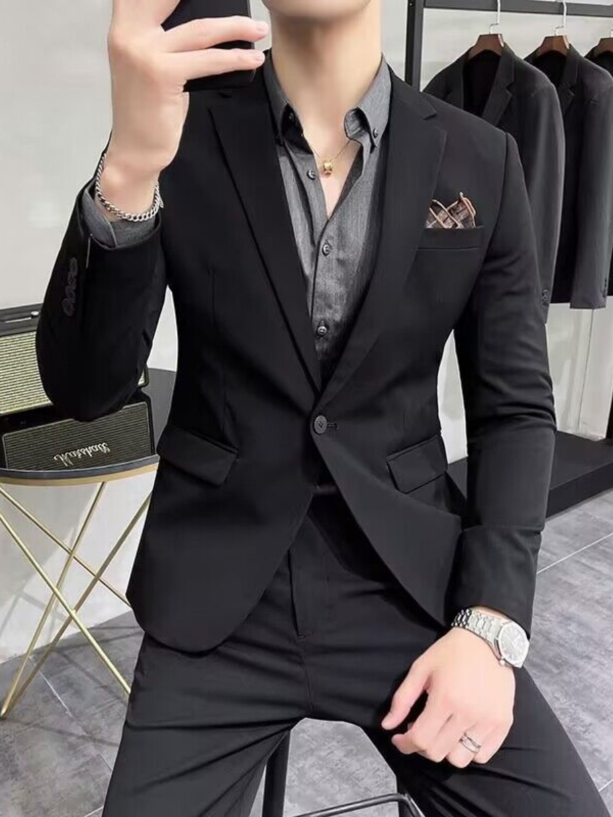 Costume trois pièces slim fit  - Men'S Urban Formal Wear avis et prix