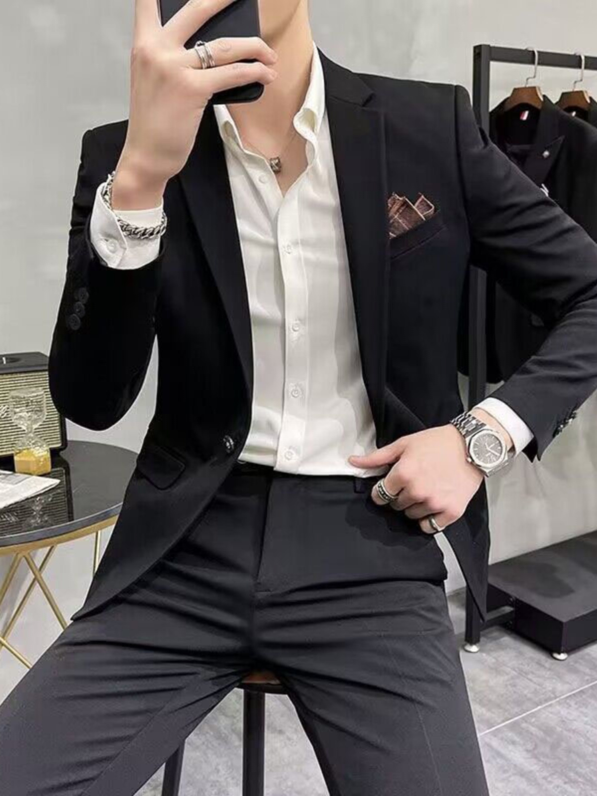 Costume trois pièces slim fit  - Men'S Urban Formal Wear avis et prix