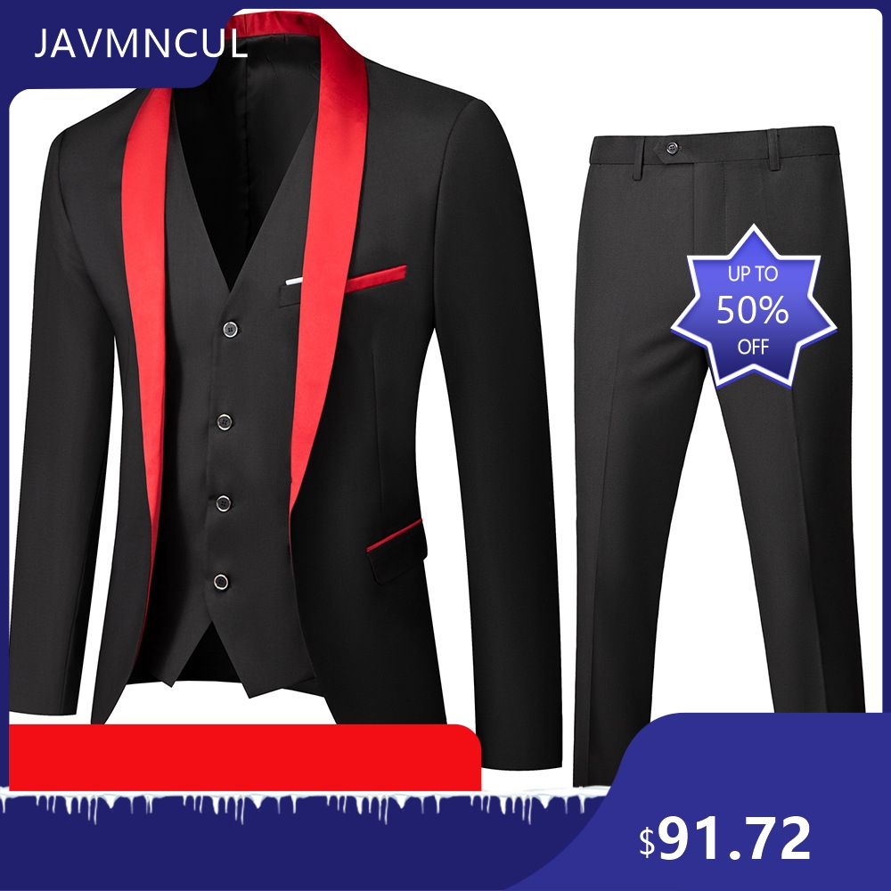 Costume de mariage 3 pièces po - Men'S Formal Wear For Graduation avis et prix