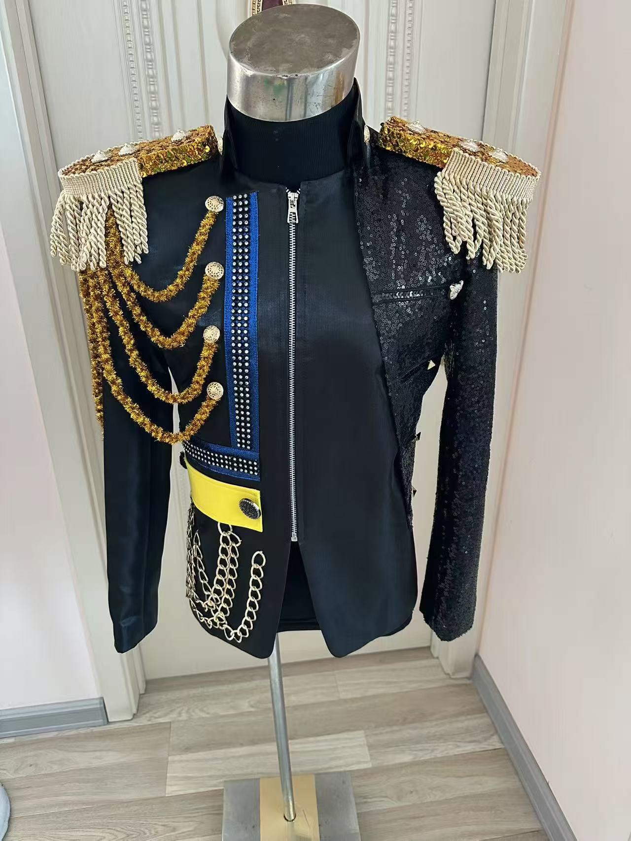 Veste royale à franges pour ho - Formal Men Party Wear Jacket avis et prix