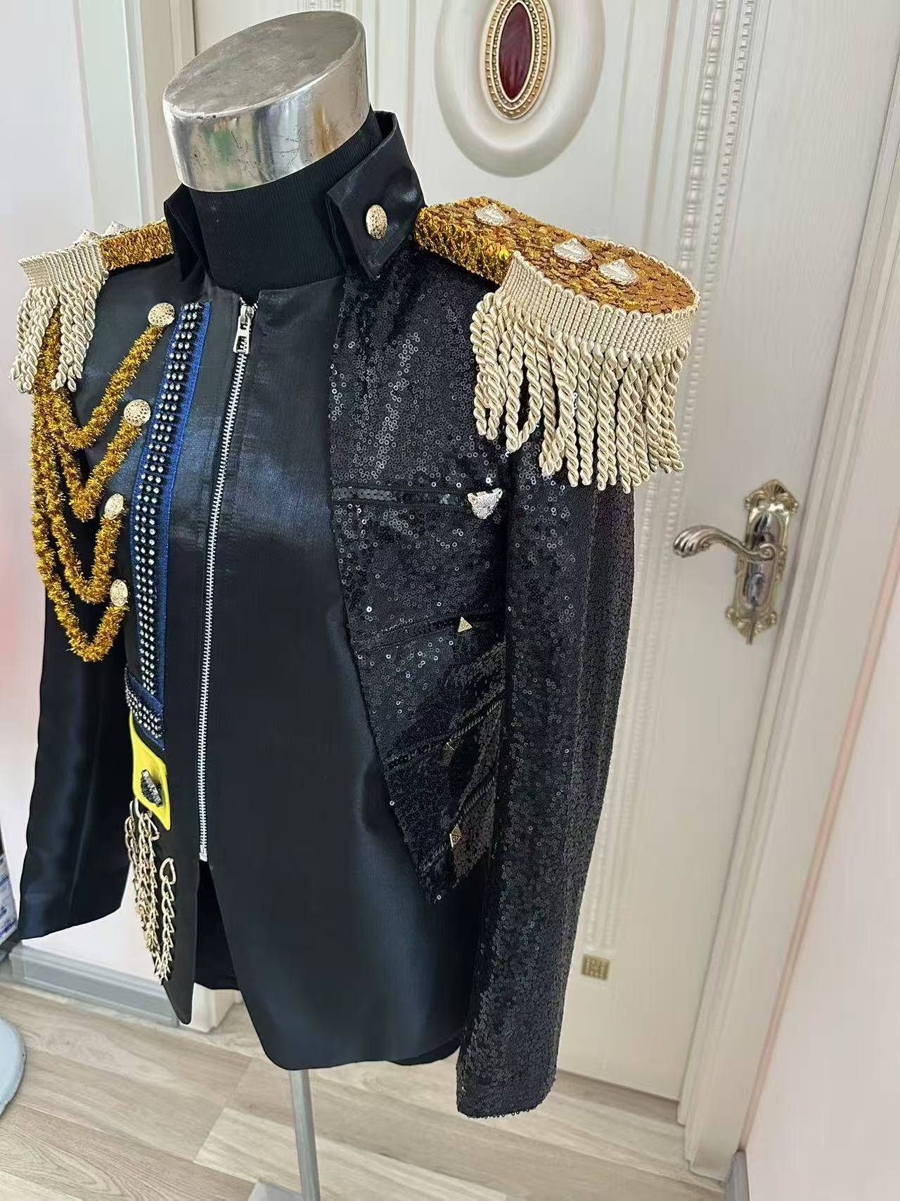 Veste royale à franges pour ho - Formal Men Party Wear Jacket avis et prix