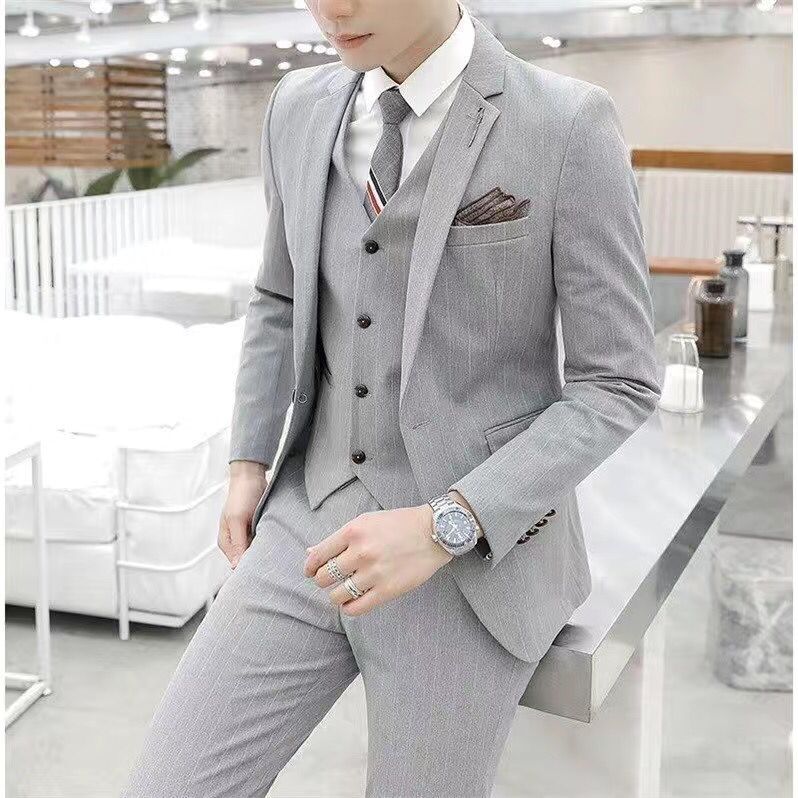 Costume homme slim fit à rayur - Men'S Urban Formal Wear avis et prix