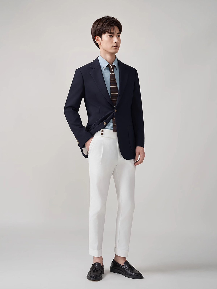 Blazer 50% laine pour hommes p - Men'S Formal Wear For Graduation avis et prix