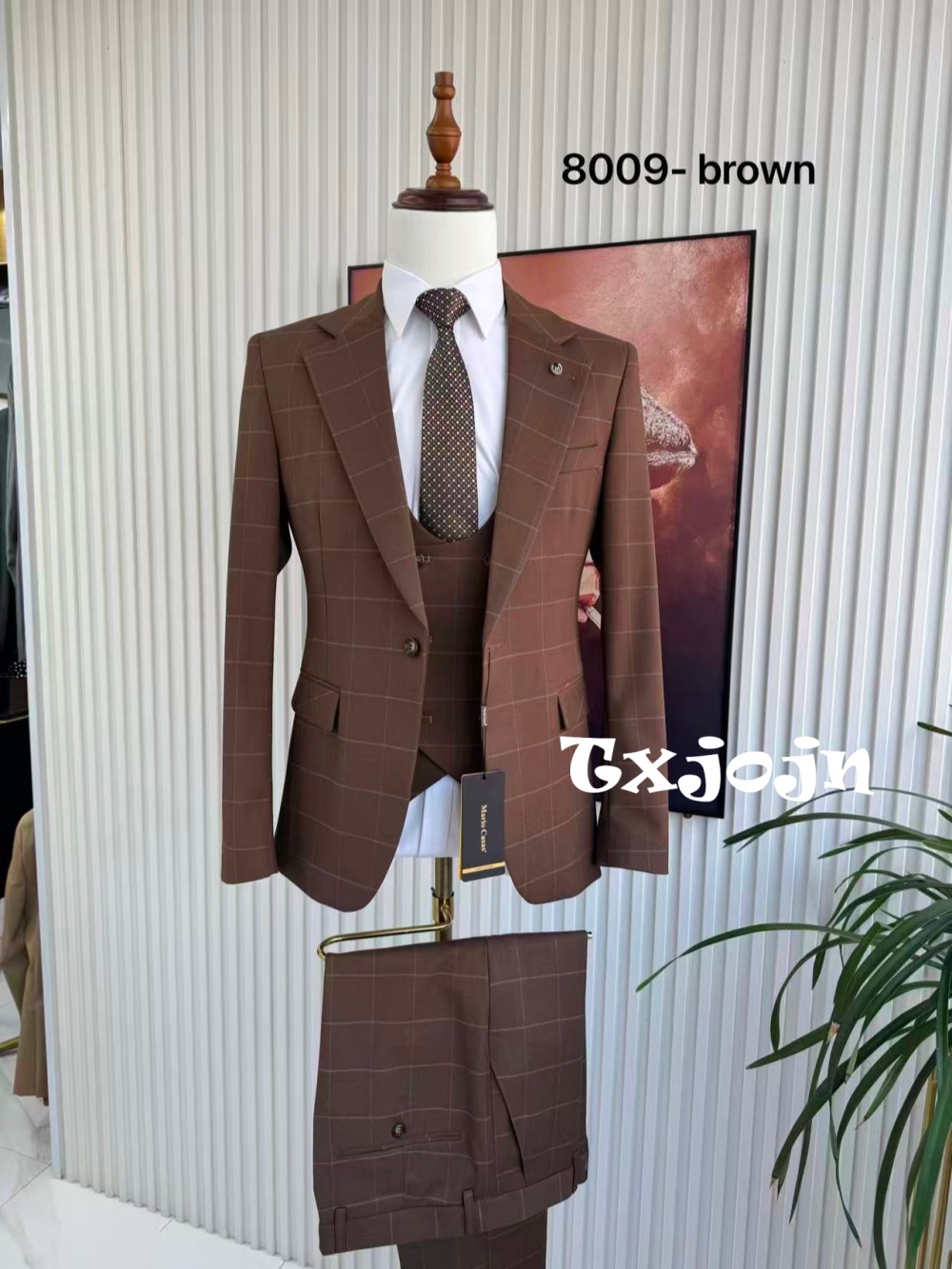 Costume de smoking à carreaux  - Formal Men Party Wear Jacket avis et prix