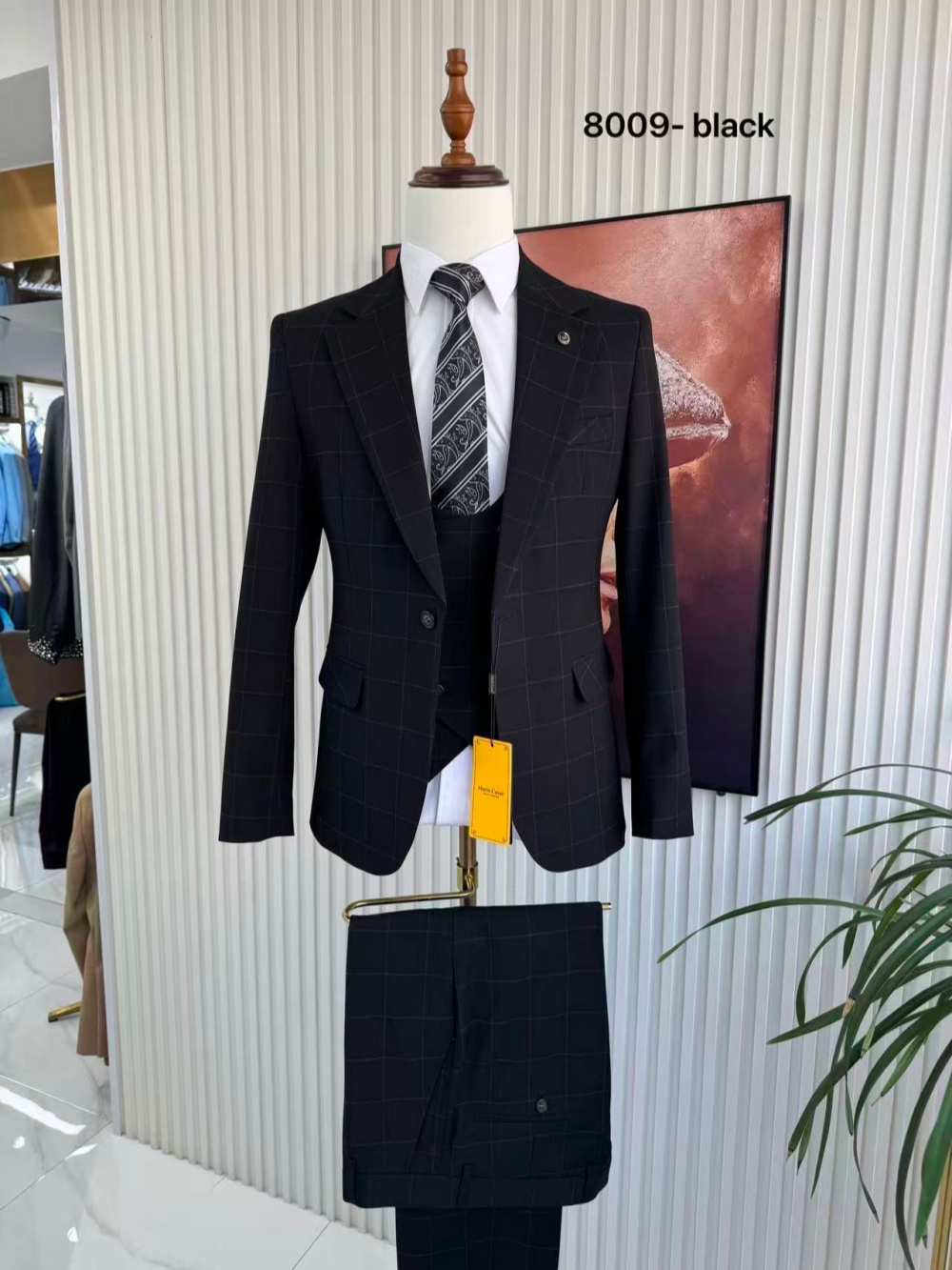 Costume de smoking à carreaux  - Formal Men Party Wear Jacket avis et prix