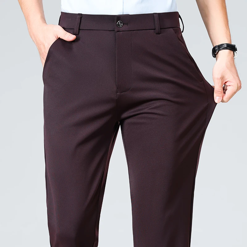 Printemps été pantalon mince h - Men Formal Wear Outfits avis et prix