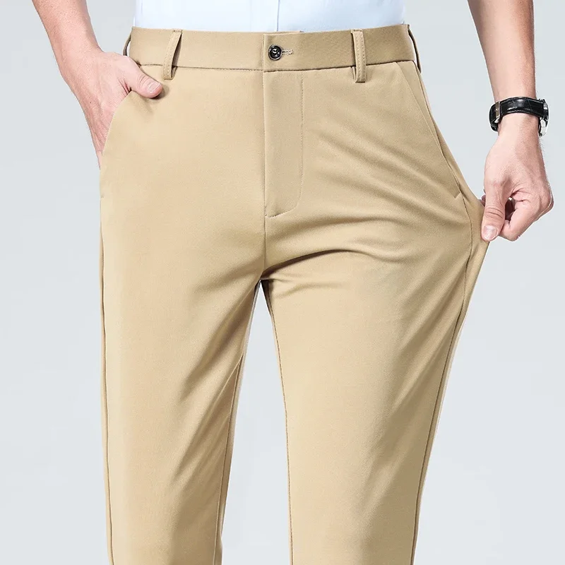 Printemps été pantalon mince h - Men Formal Wear Outfits avis et prix