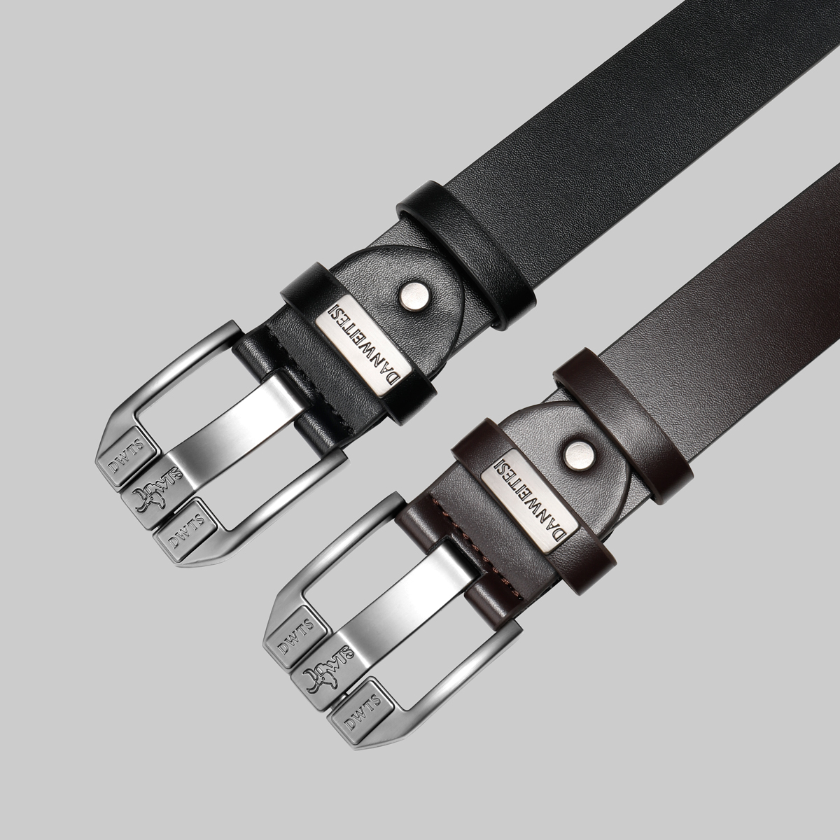 Ceinture en cuir noir classiqu - Men'S Formal Wear Belt avis et prix