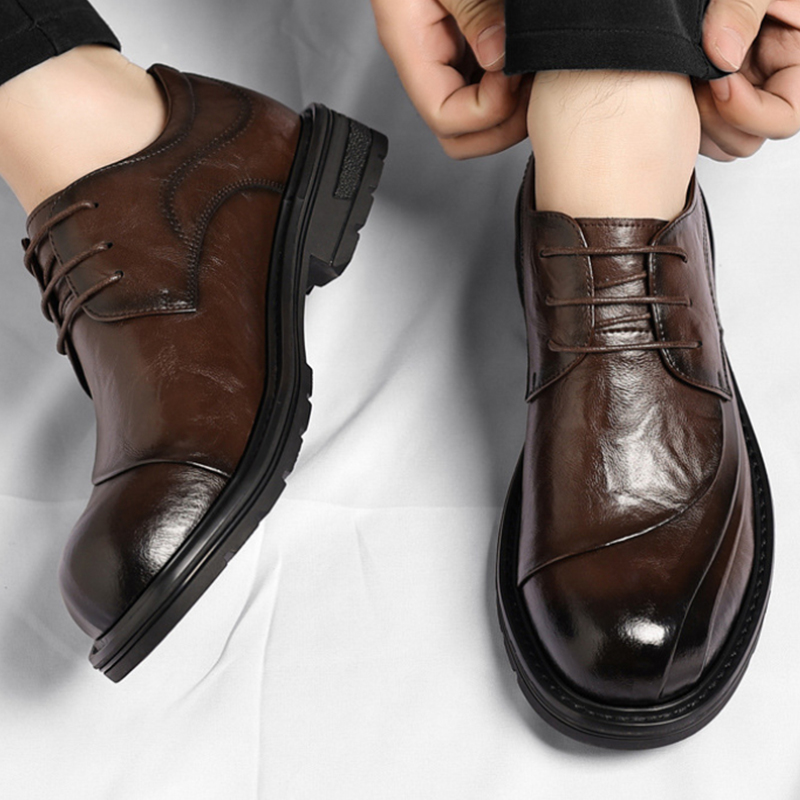 Chaussures habillées en cuir v - Men'S Formal Party Wear Shoes avis et prix
