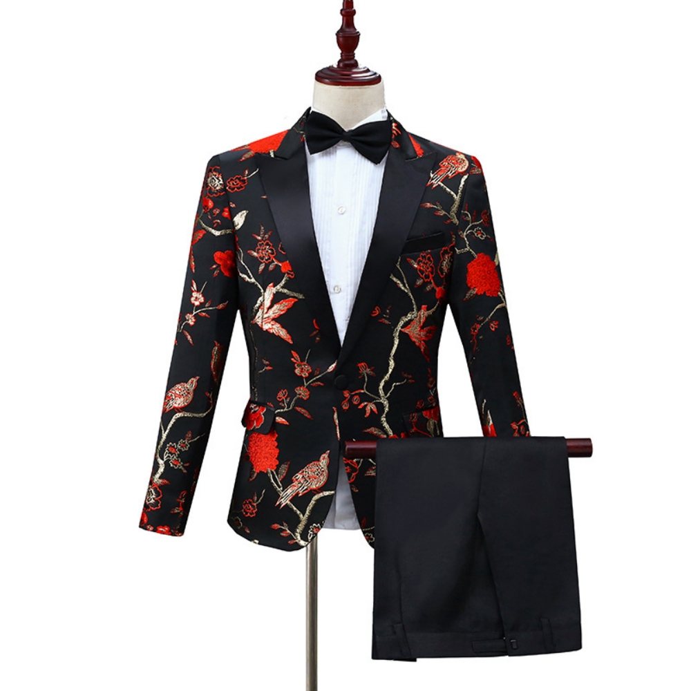 Ensemble de costume Jacquard e - Men Formal Wear Outfits avis et prix