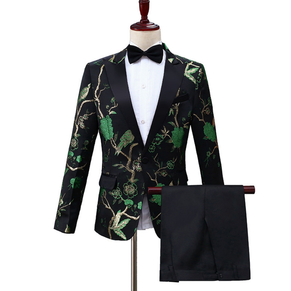 Ensemble de costume Jacquard e - Men Formal Wear Outfits avis et prix