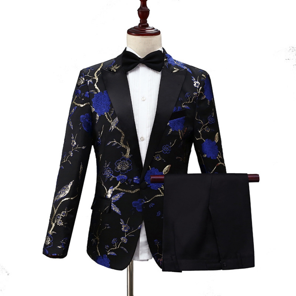 Ensemble de costume Jacquard e - Men Formal Wear Outfits avis et prix