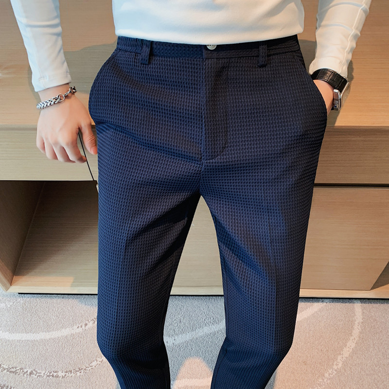 Pantalon gaufré extensible pou - Men'S Used Formal Wear avis et prix
