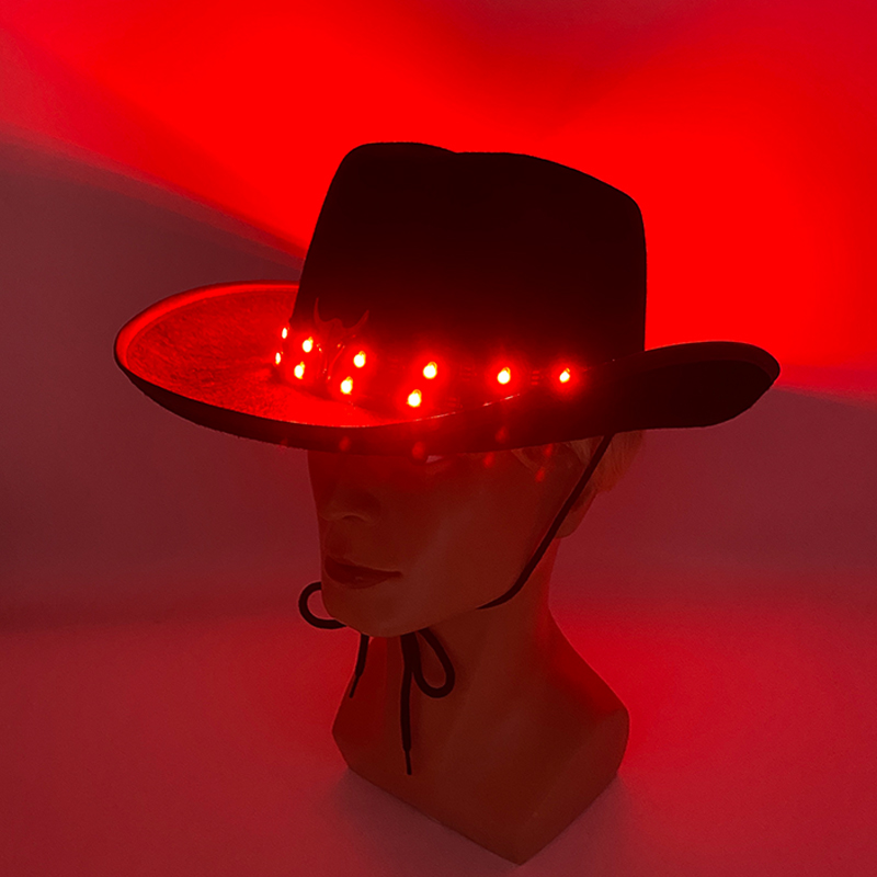 Chapeau de cowboy LED télécomm - Men'S Formal Wear For Graduation avis et prix