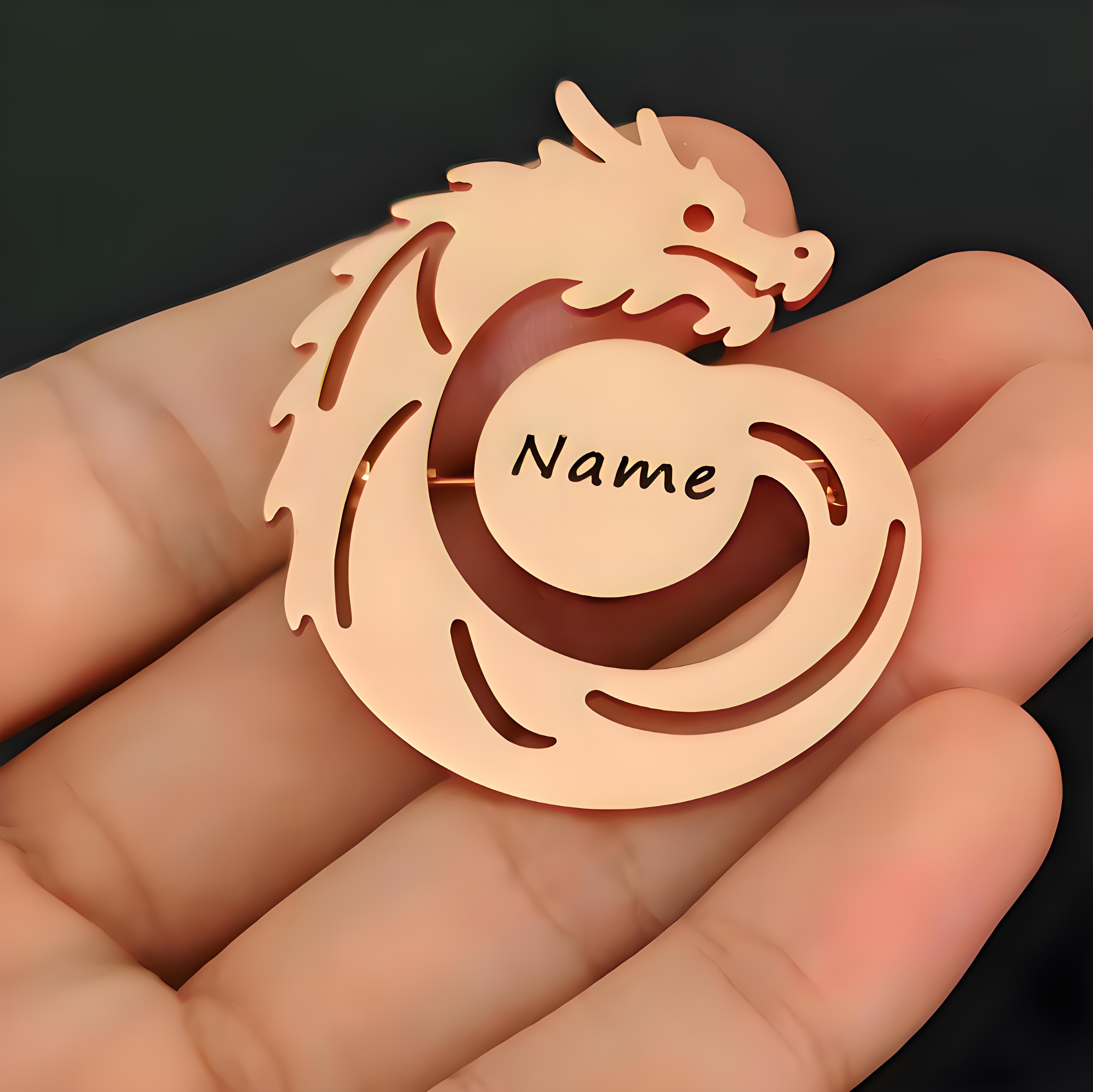 Broche Dragon avec nom personn - Men Formal Wear Names avis et prix