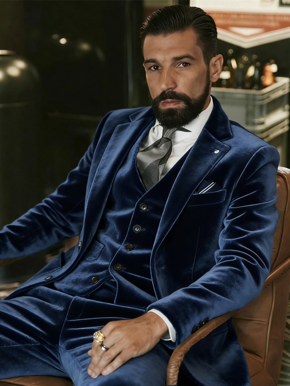 Costumes en velours pour homme - Men Formal Wear Outfits avis et prix