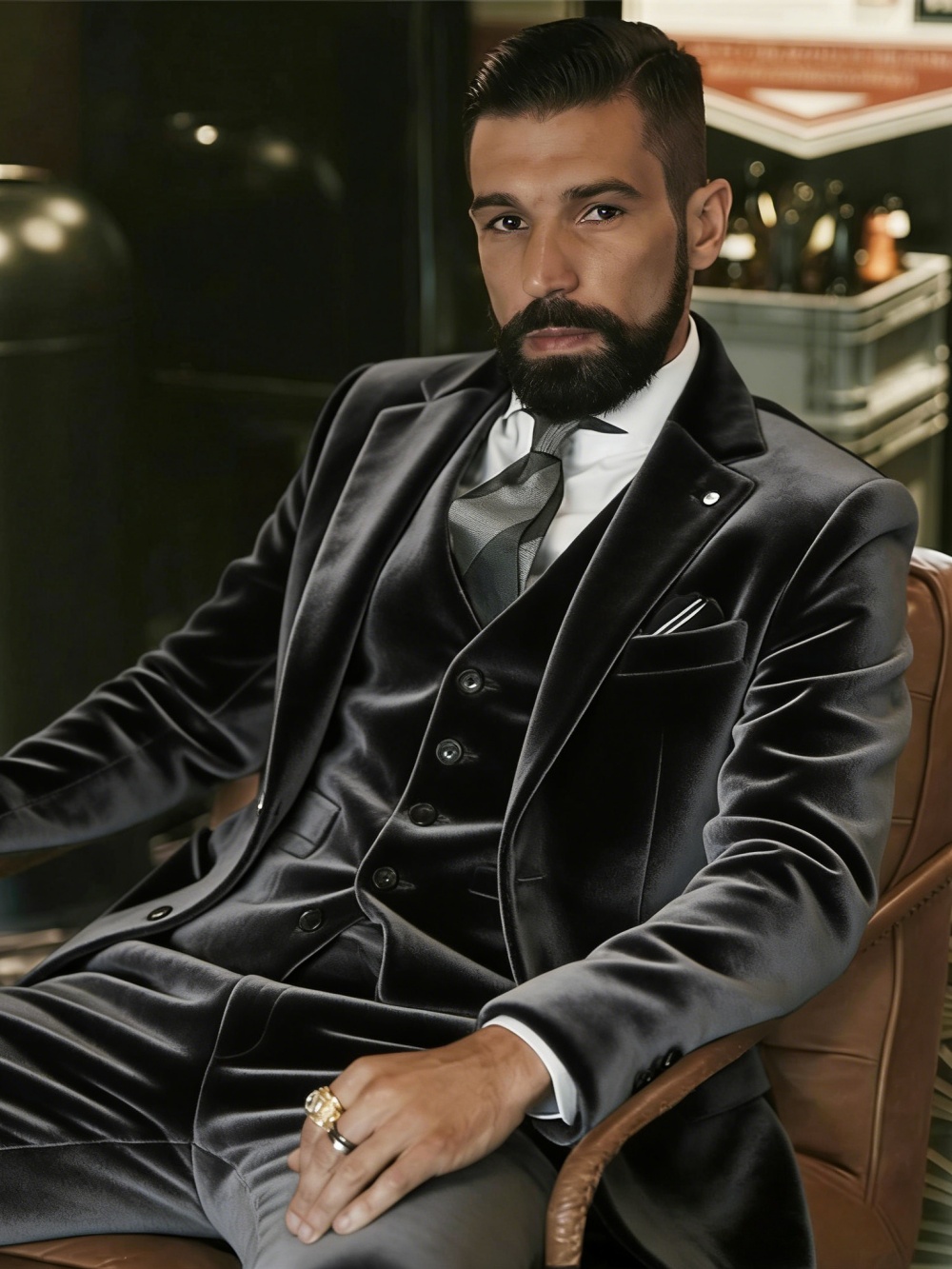 Costumes en velours pour homme - Men Formal Wear Outfits avis et prix
