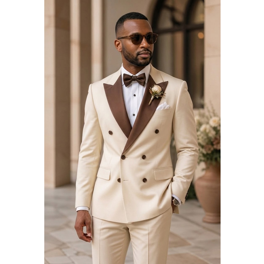 Costume de smoking croisé pour - Men Formal Wear Outfits avis et prix
