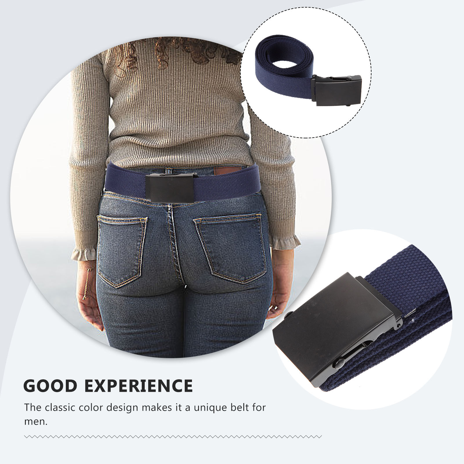 Ceinture en toile pour homme,  - Men'S Formal Wear Belt avis et prix