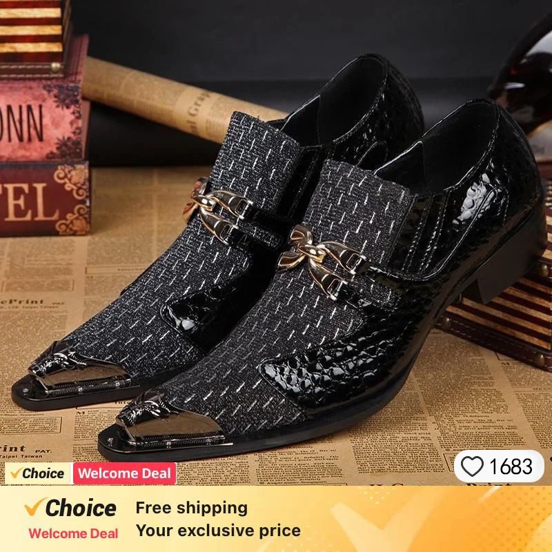 Chaussures en cuir pour homme, - Men'S Formal Party Wear Shoes avis et prix