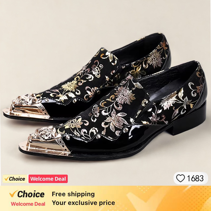 Chaussures en cuir pour homme, - Men'S Formal Party Wear Shoes avis et prix