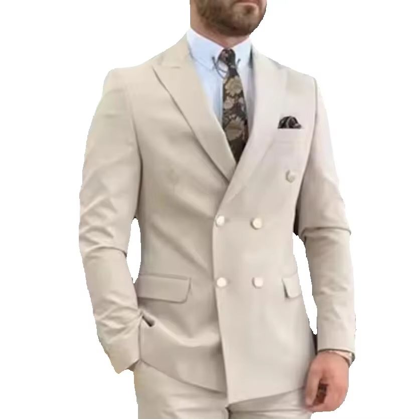 Nouveau Costume Homme Beige Cr - Men'S Used Formal Wear avis et prix
