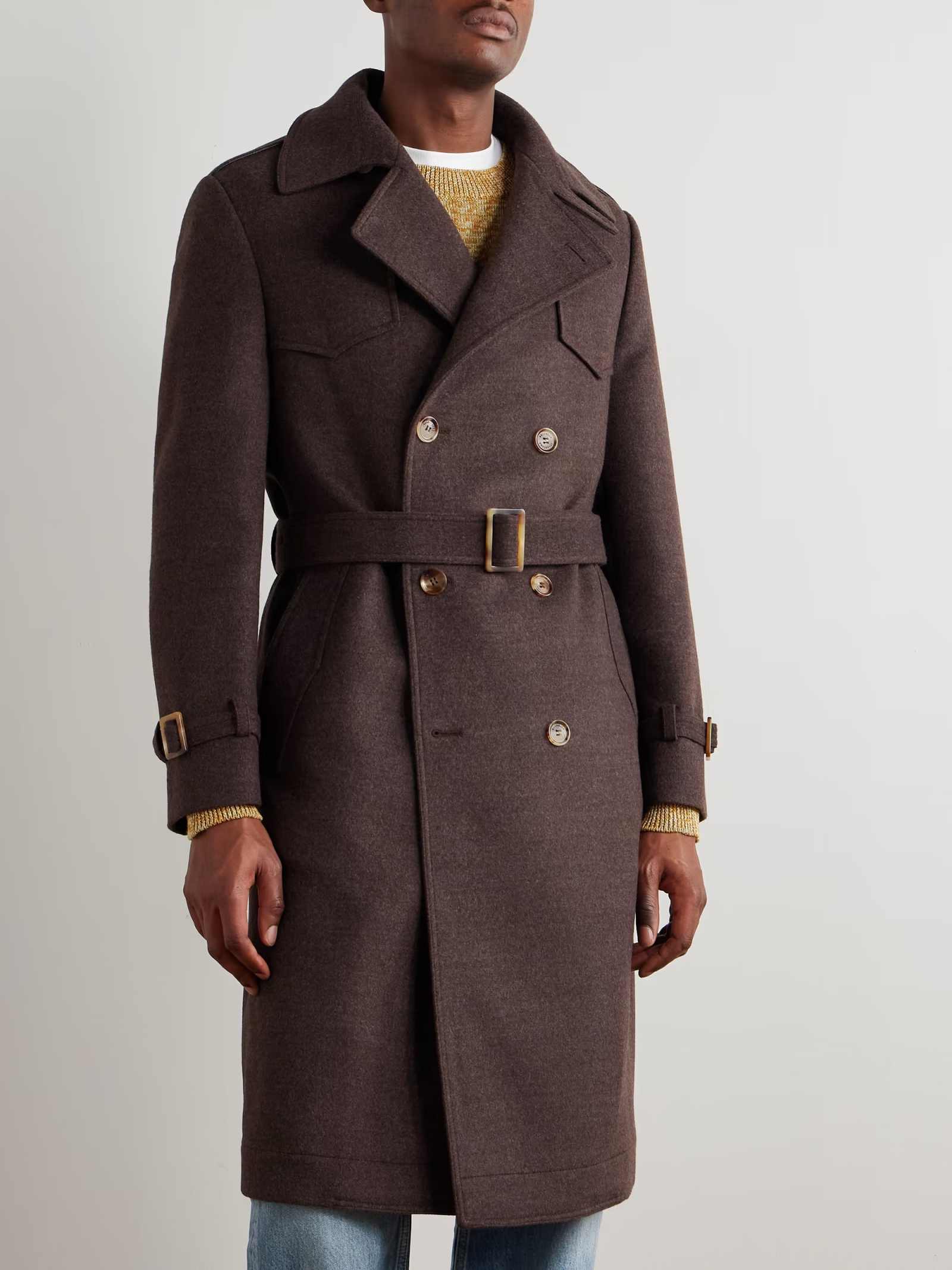 Manteau Long en laine pour hom - Men'S Formal Wear Belt avis et prix
